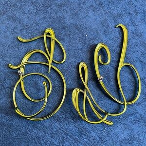 Jean Paul Gaultier Artistic Yellow Earrings